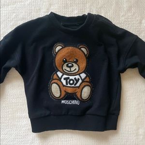 Moschino teddy crew neck sweater